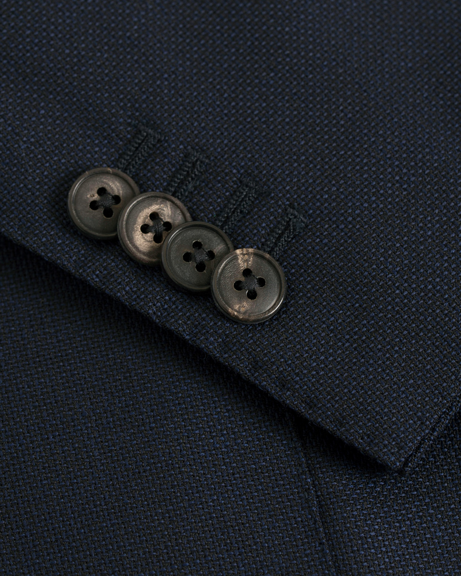 Homme | Blazers | Boglioli | K Jacket Patch Pocket Wool Blazer Navy