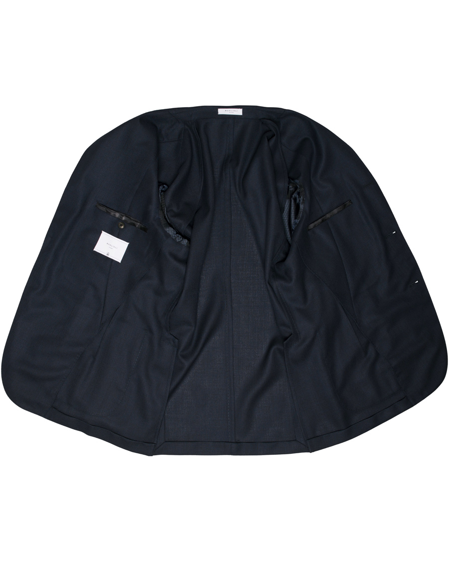 Homme | Blazers | Boglioli | K Jacket Patch Pocket Wool Blazer Navy