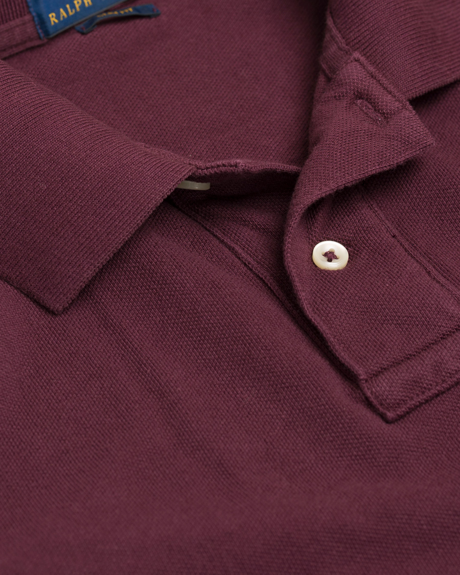 Homme | Polos | Polo Ralph Lauren | Slim Fit Polo Classic Burgundy