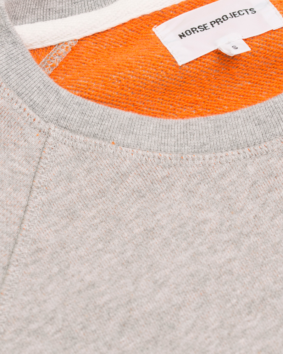 Homme | Pulls Et Tricots | Norse Projects | Ketel Double Faced Sweatshirt Light Grey Melange