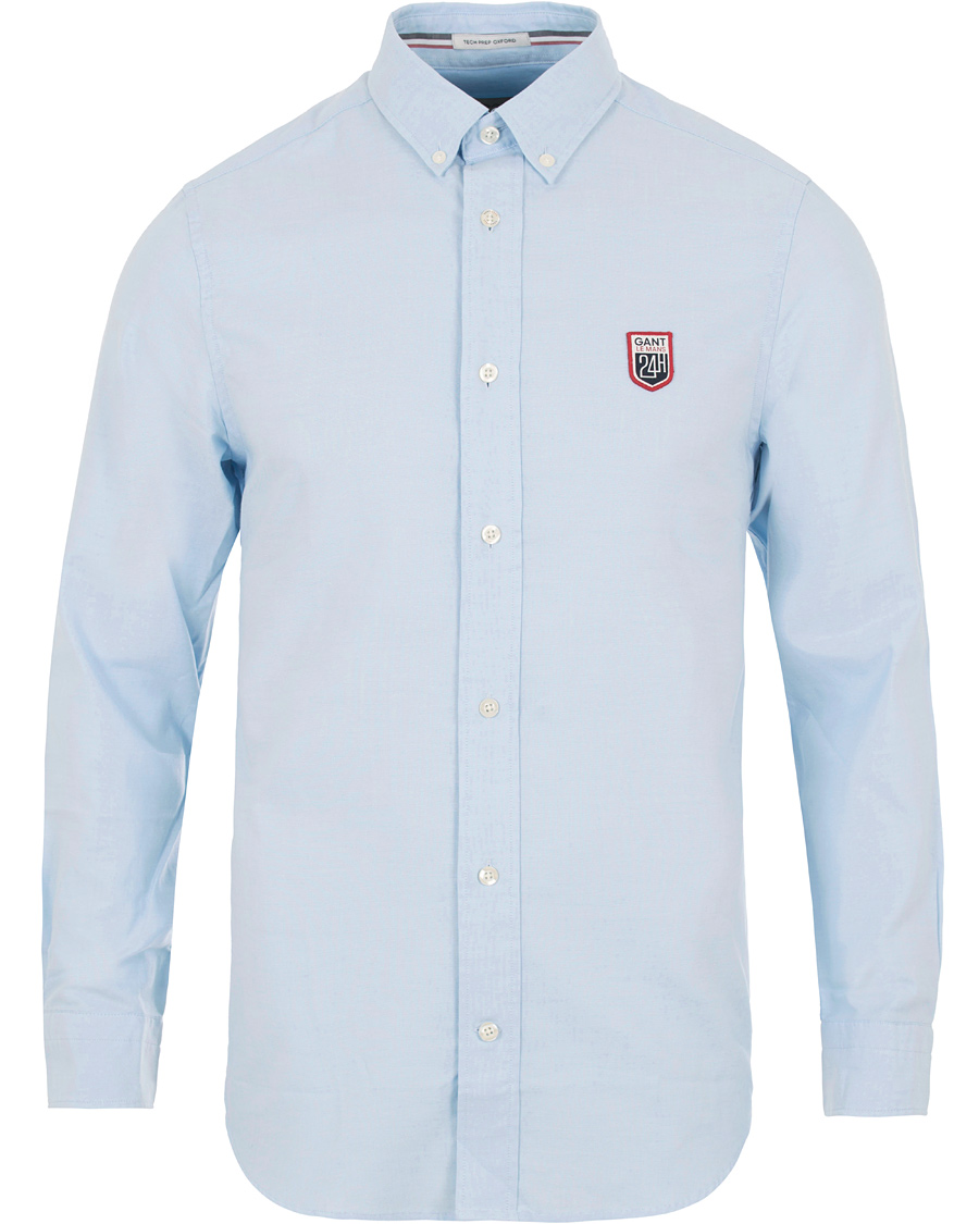 Homme | Chemises | GANT | Le Mans Fitted Body Tech Prep Shirt Capri Blue