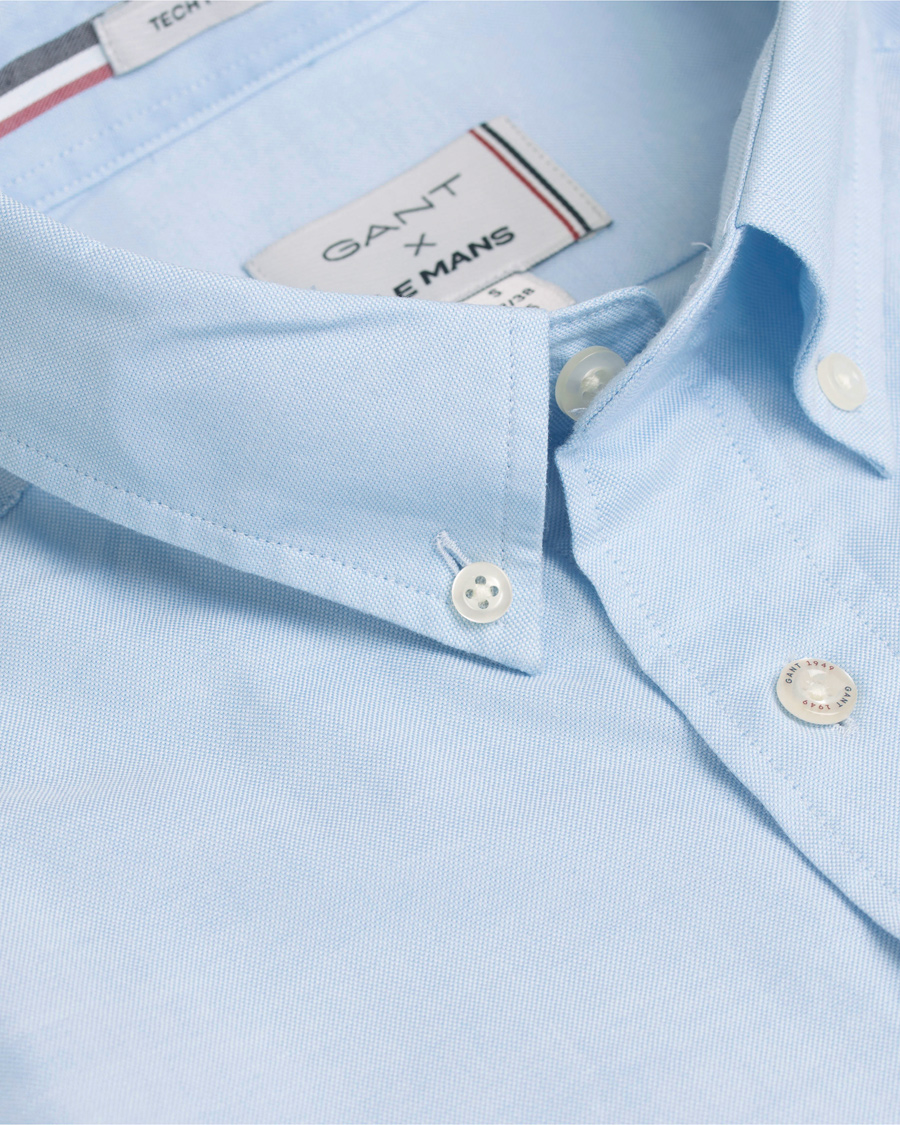 Homme | Chemises | GANT | Le Mans Fitted Body Tech Prep Shirt Capri Blue