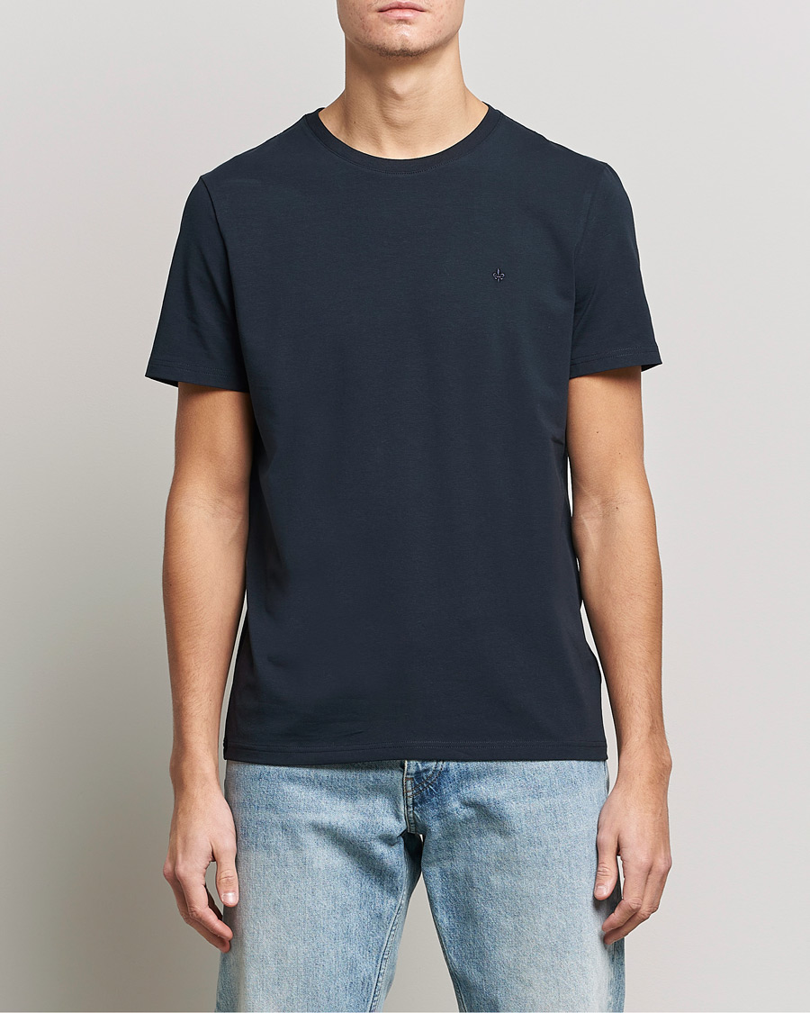 Homme | T-shirts | Morris | James Crew Neck Tee Navy