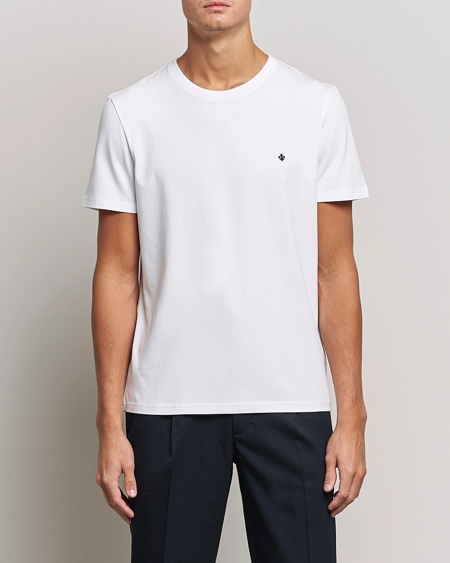 Homme | T-shirts | Morris | James Crew Neck Tee White