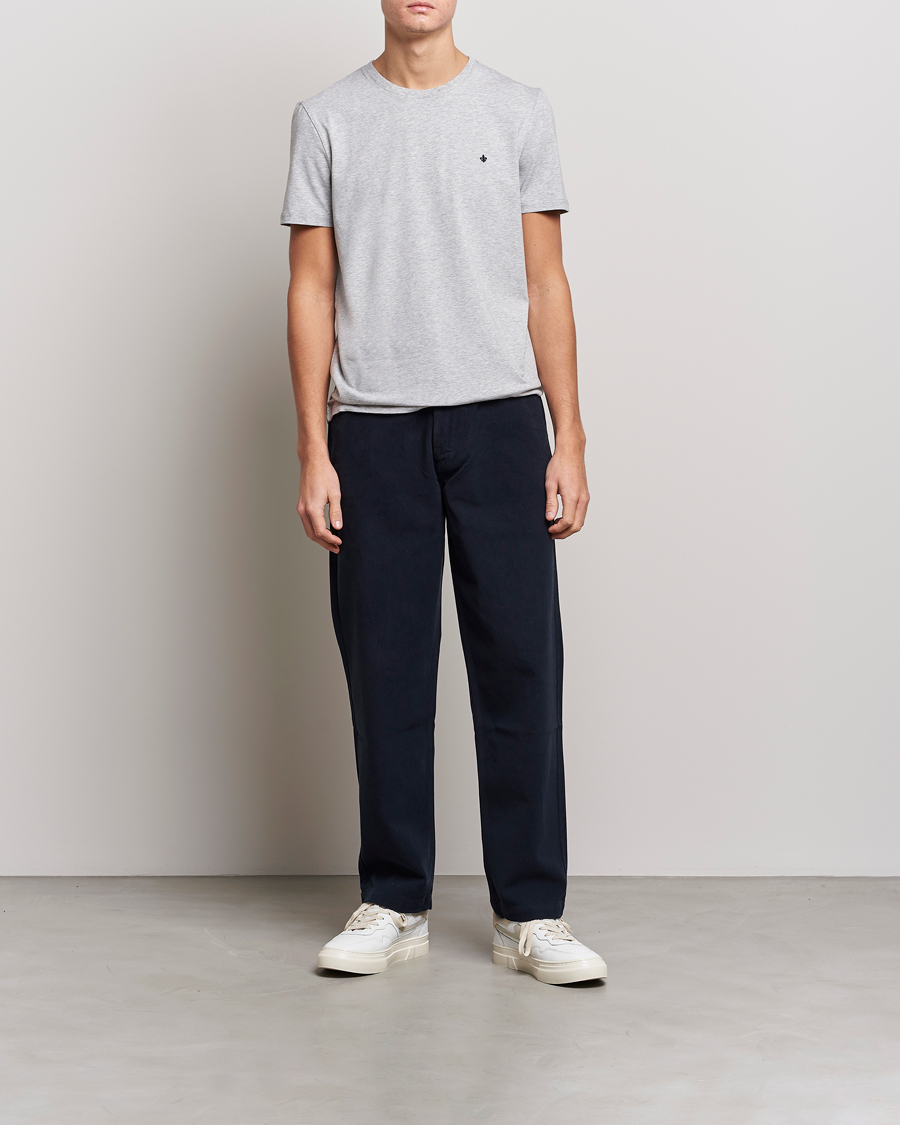 Homme | T-shirts | Morris | James Crew Neck Tee Grey