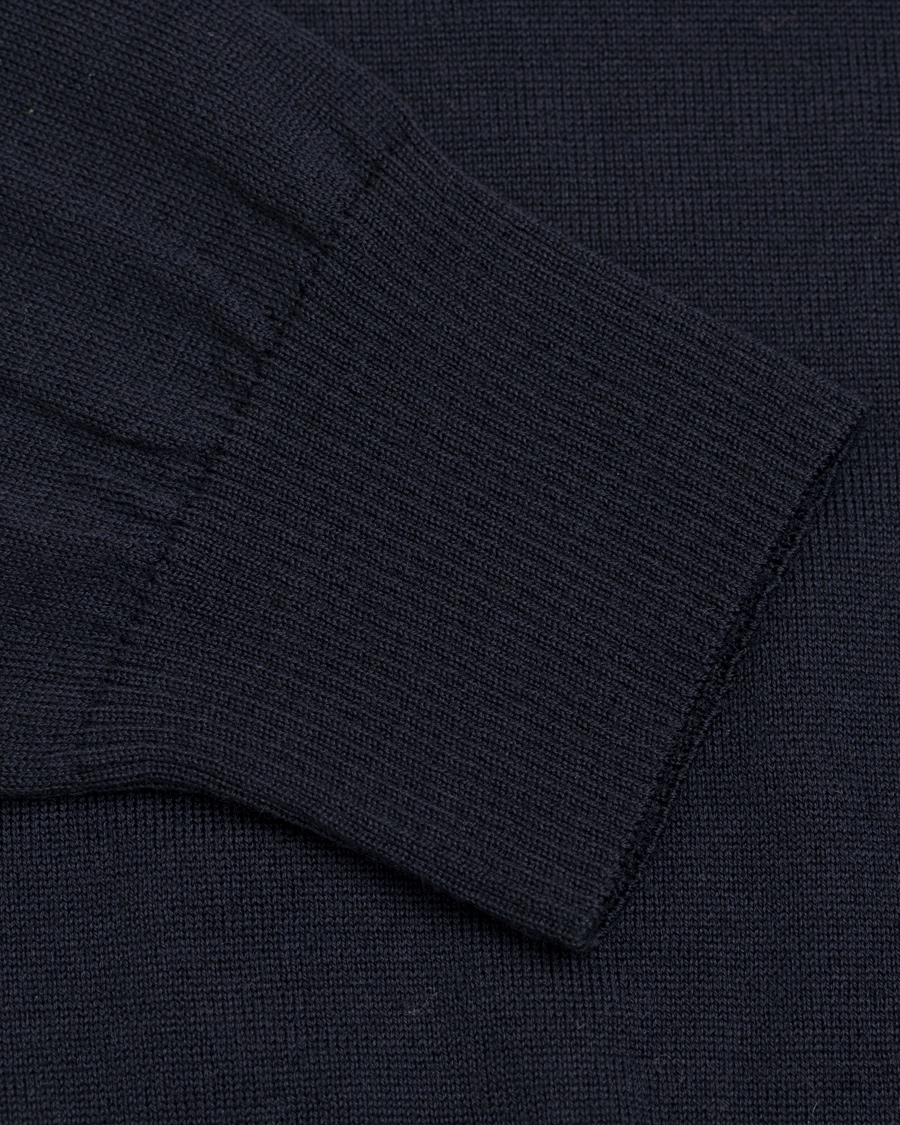 Homme | Pulls Et Tricots | AMI | Crew Neck Logo Sweater Navy