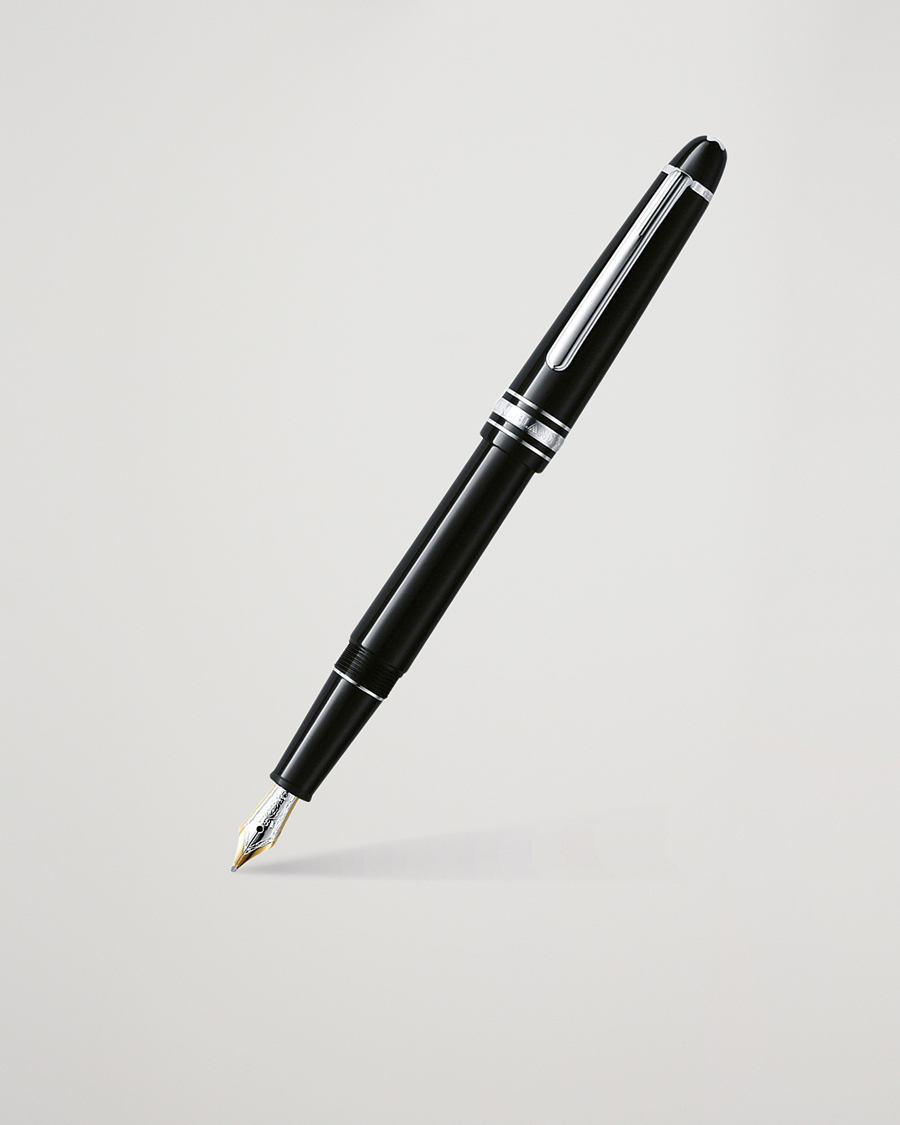 Homme | Stylos | Montblanc | 145 Classique Meisterstück F Fountain Pen Platinum Line