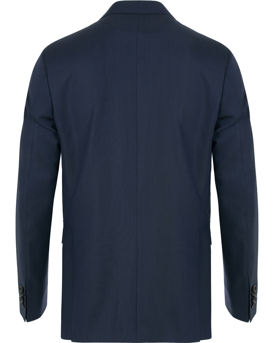 Homme | Costumes | Canali | Capri Structured Peak Lapel Wool Suit Navy