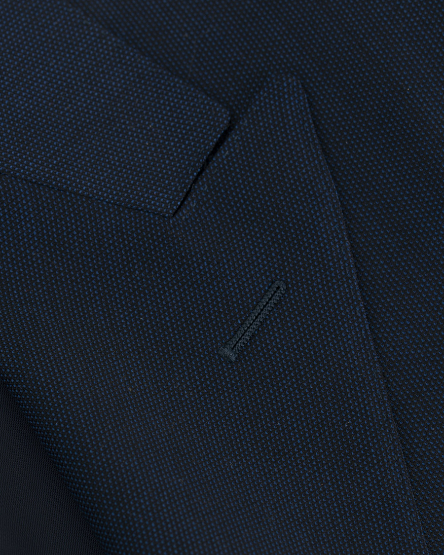 Homme | Costumes | Canali | Capri Structured Peak Lapel Wool Suit Navy