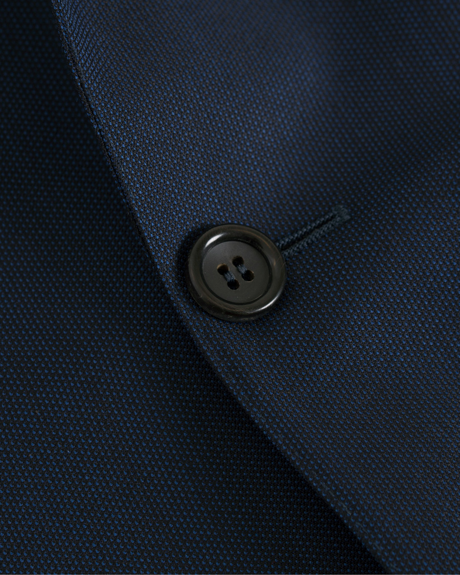 Homme | Costumes | Canali | Capri Structured Peak Lapel Wool Suit Navy