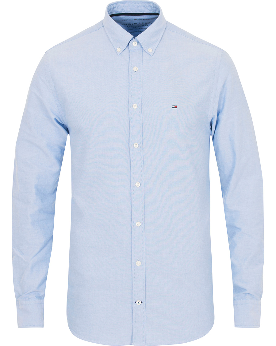 Homme | Chemises | Tommy Hilfiger | New York Fit Engineered Oxford Shirt Blue