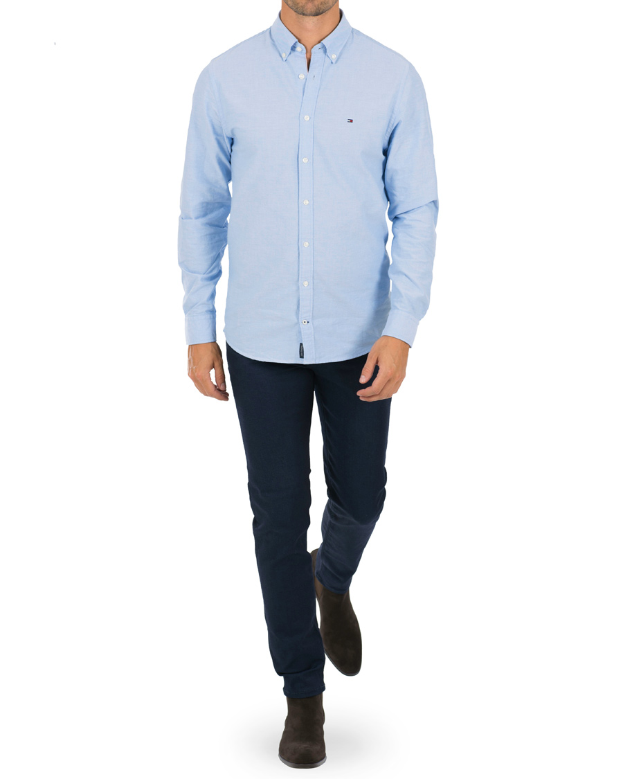 Homme | Chemises | Tommy Hilfiger | New York Fit Engineered Oxford Shirt Blue