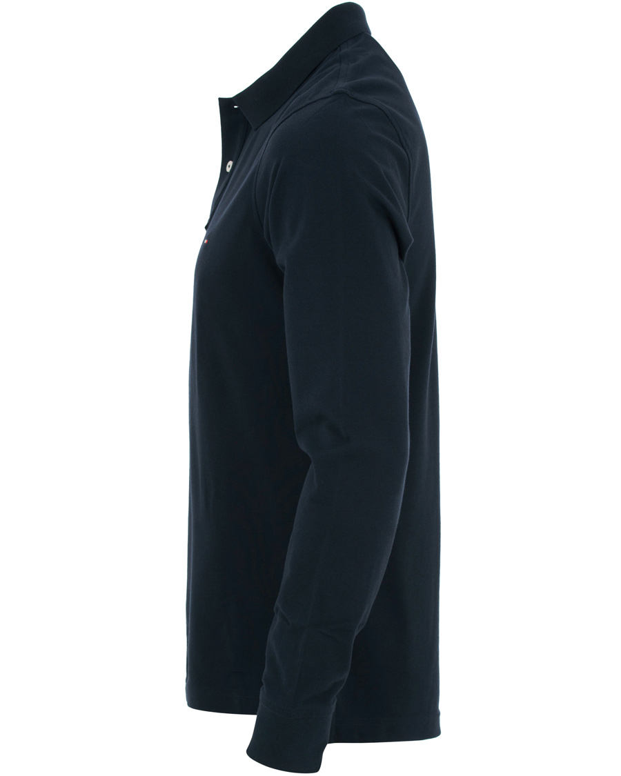 Homme | Pulls Et Tricots | Tommy Hilfiger | Luxury Slim Fit Long Sleeve Polo Sky Captain