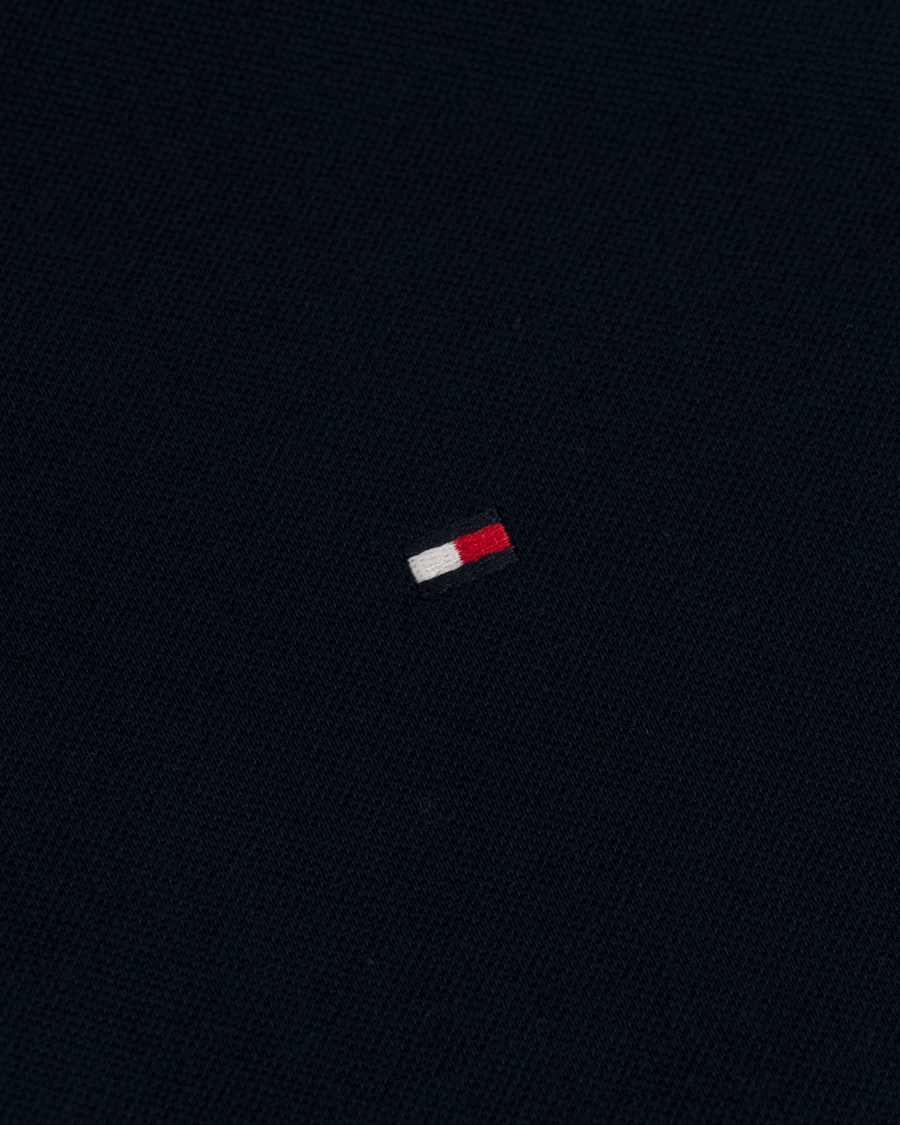 Homme | Pulls Et Tricots | Tommy Hilfiger | Luxury Slim Fit Long Sleeve Polo Sky Captain