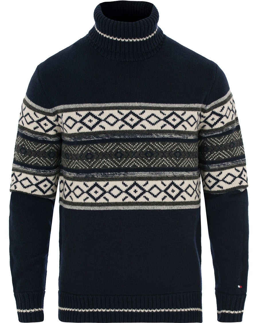 Homme | Pulls Et Tricots | Tommy Hilfiger | Stewart Fairisle Rollneck Sky Captain