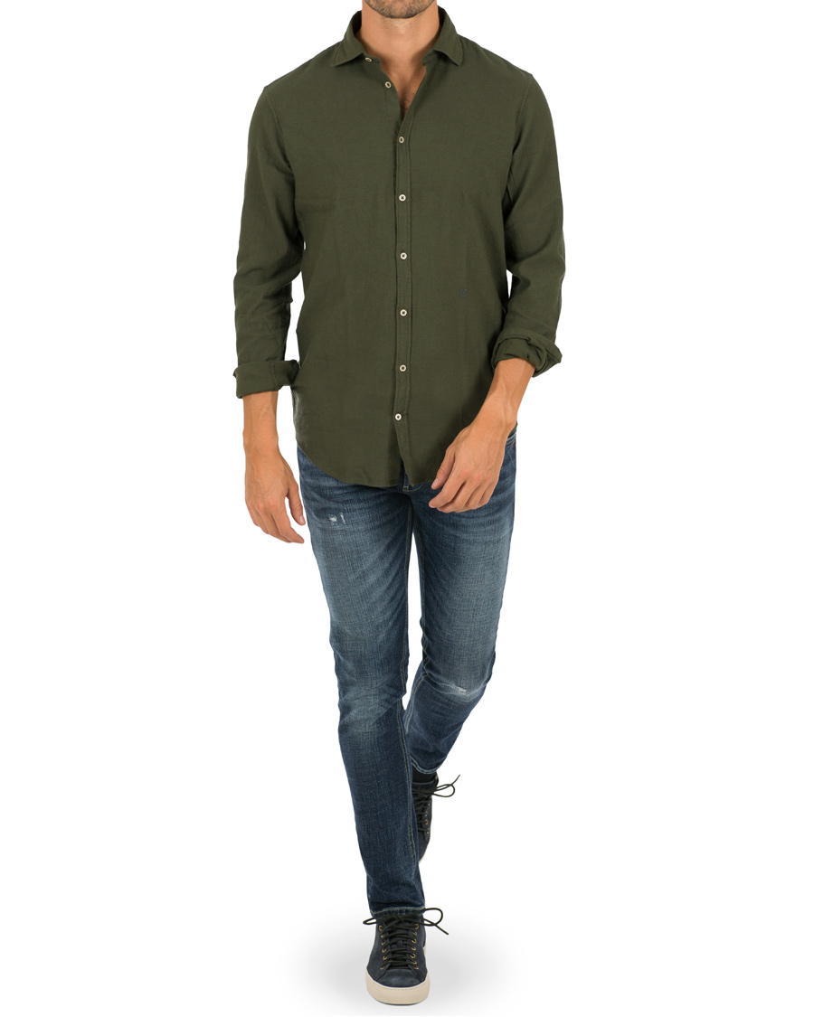 Homme | Chemises | Massimo Alba | Canary Regular Fit Shirt Bosco