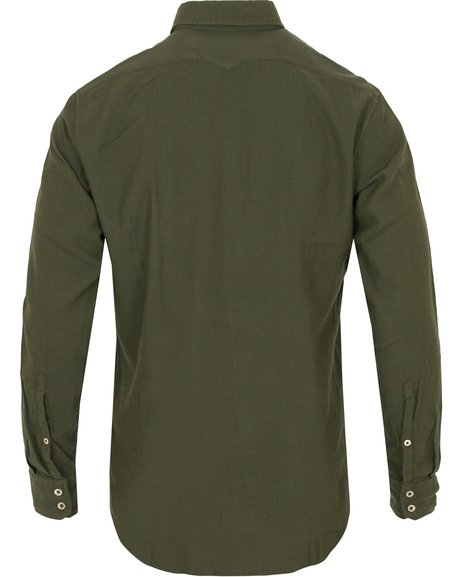 Homme | Chemises | Massimo Alba | Canary Regular Fit Shirt Bosco