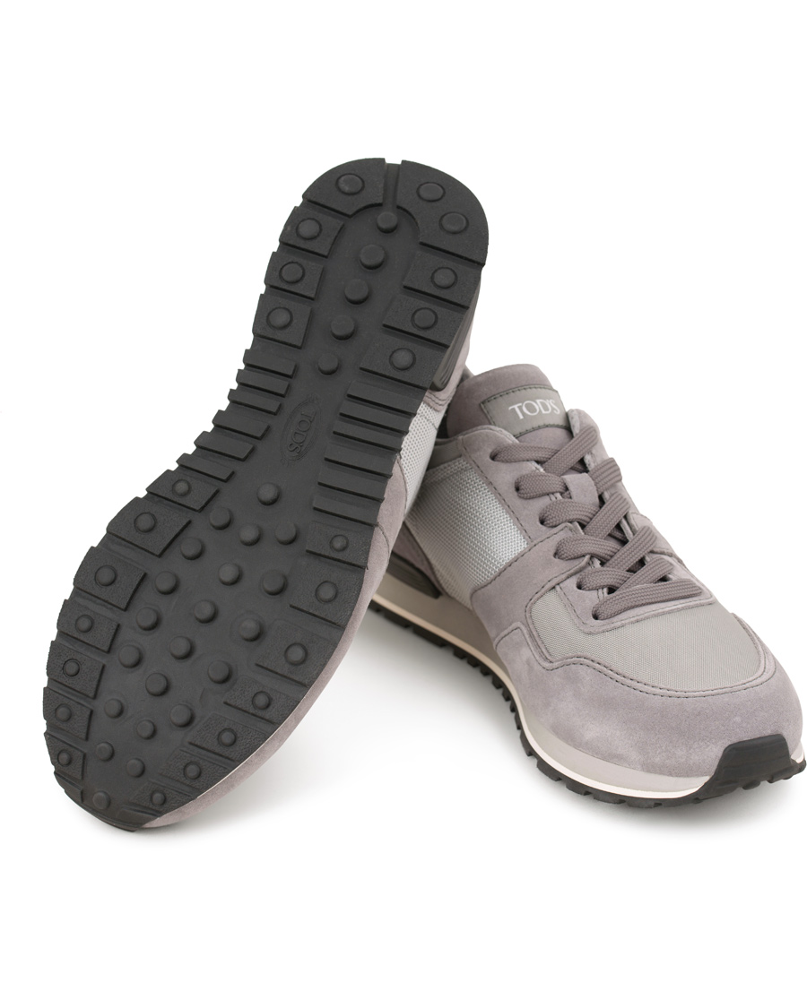 Homme | Tod's Active Spoiler Running Sneaker Grey Suede | Tod's | Active Spoiler Running Sneaker Grey Suede