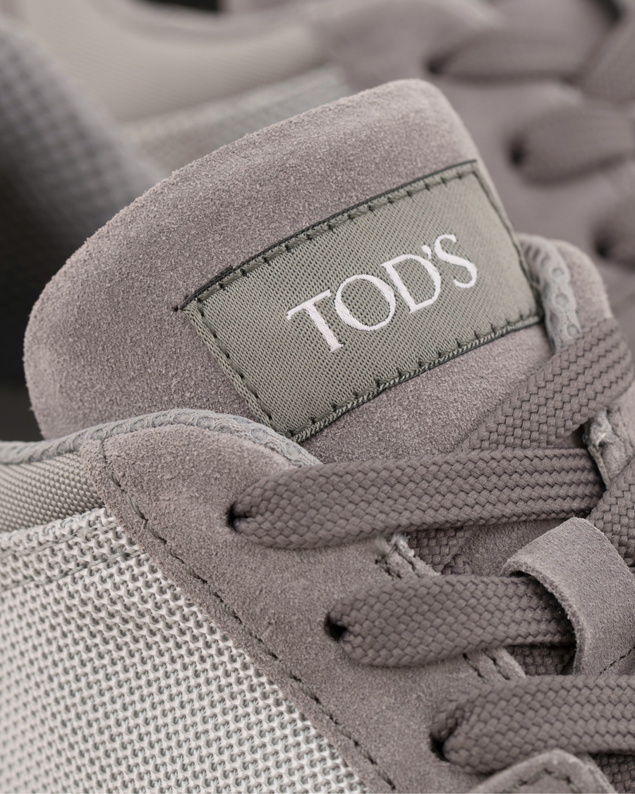 Homme | Tod's Active Spoiler Running Sneaker Grey Suede | Tod's | Active Spoiler Running Sneaker Grey Suede