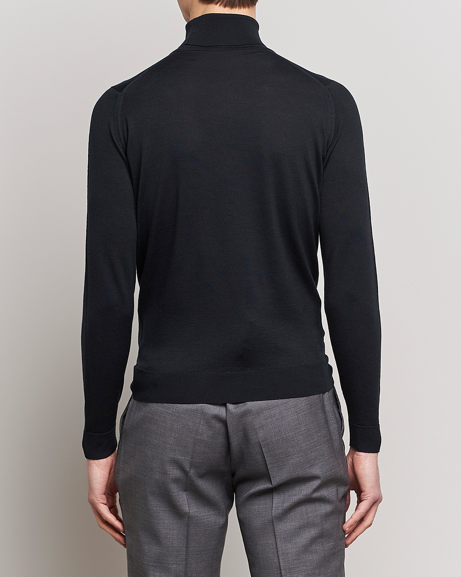 Homme | Pulls Et Tricots | John Smedley | Cherwell Extra Fine Merino Rollneck Black
