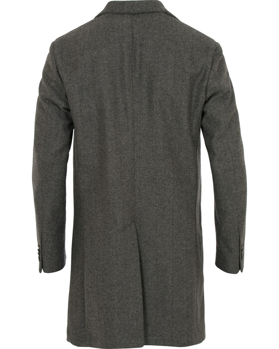 Homme | Manteaux Et Vestes | L.B.M. 1911 | Wool Herringbone Notch Lapel Grey