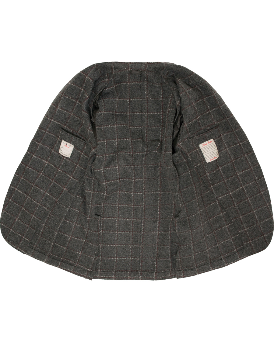 Homme | Blazers | L.B.M. 1911 | Jack Regular Wool Check Blazer Long Grey
