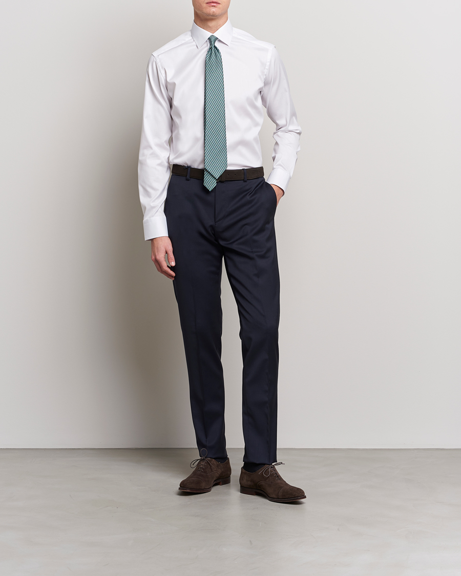 Homme | Chemises D'Affaires | Eton | Slim Fit Signature Twill Shirt White