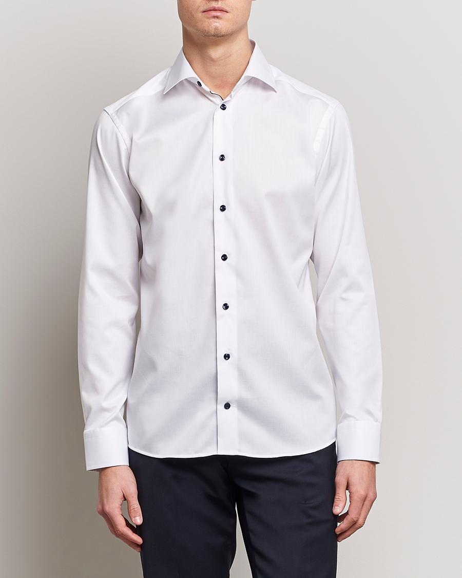 Homme | Chemises | Eton | Slim Fit Signature Twill Shirt White