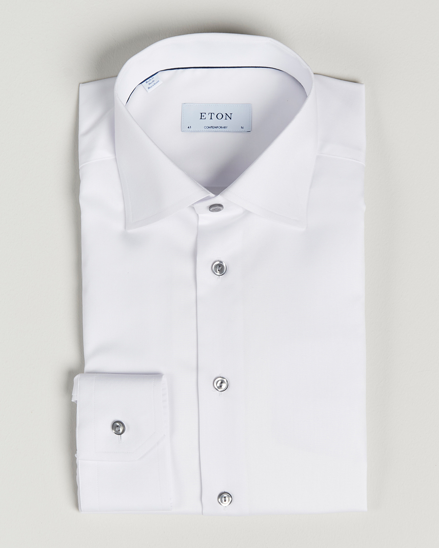  | | Eton | Contemporary Fit Signature Twill Shirt White