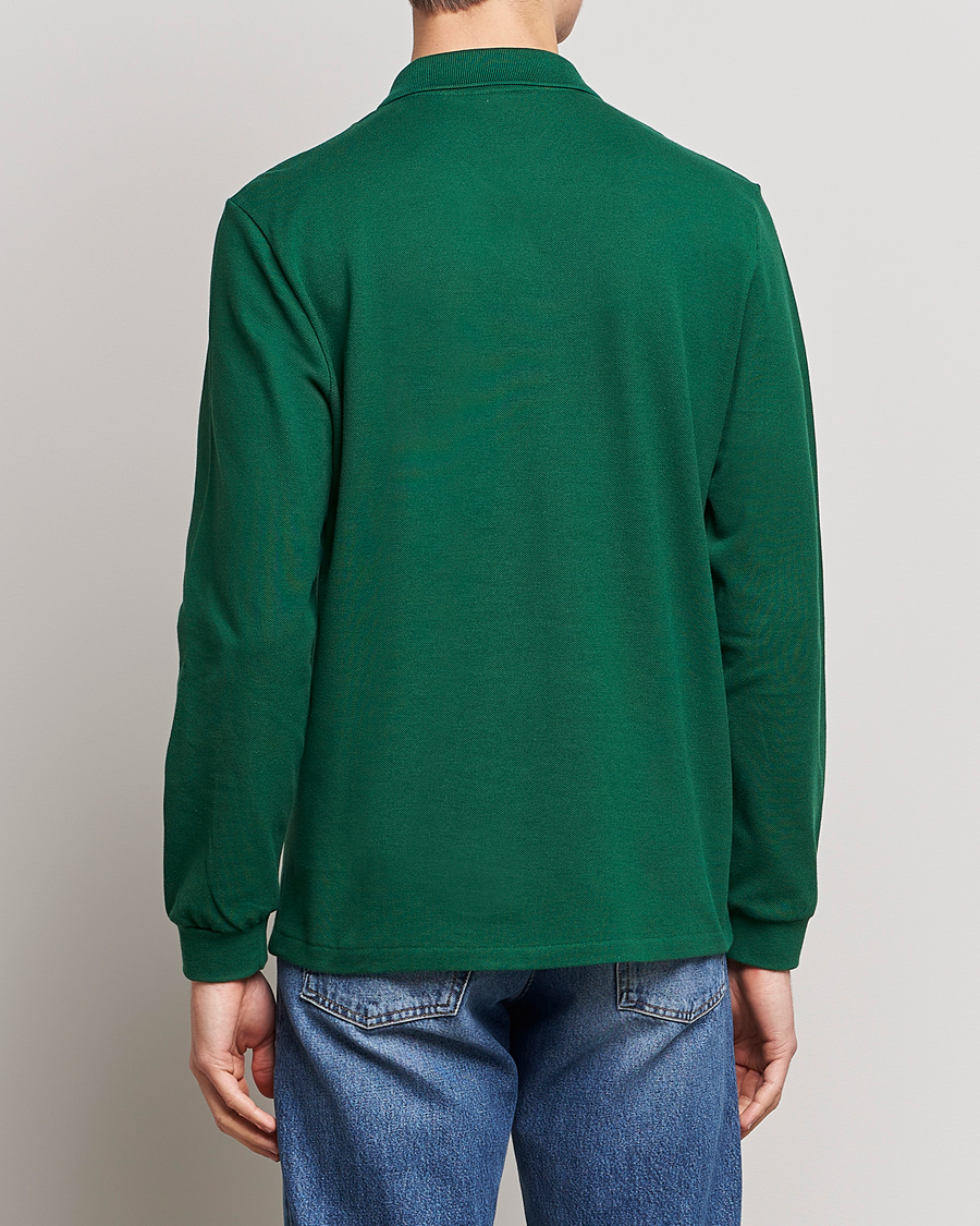 Homme | Polos | Lacoste | Original Long Sleeve Polo Piké Green
