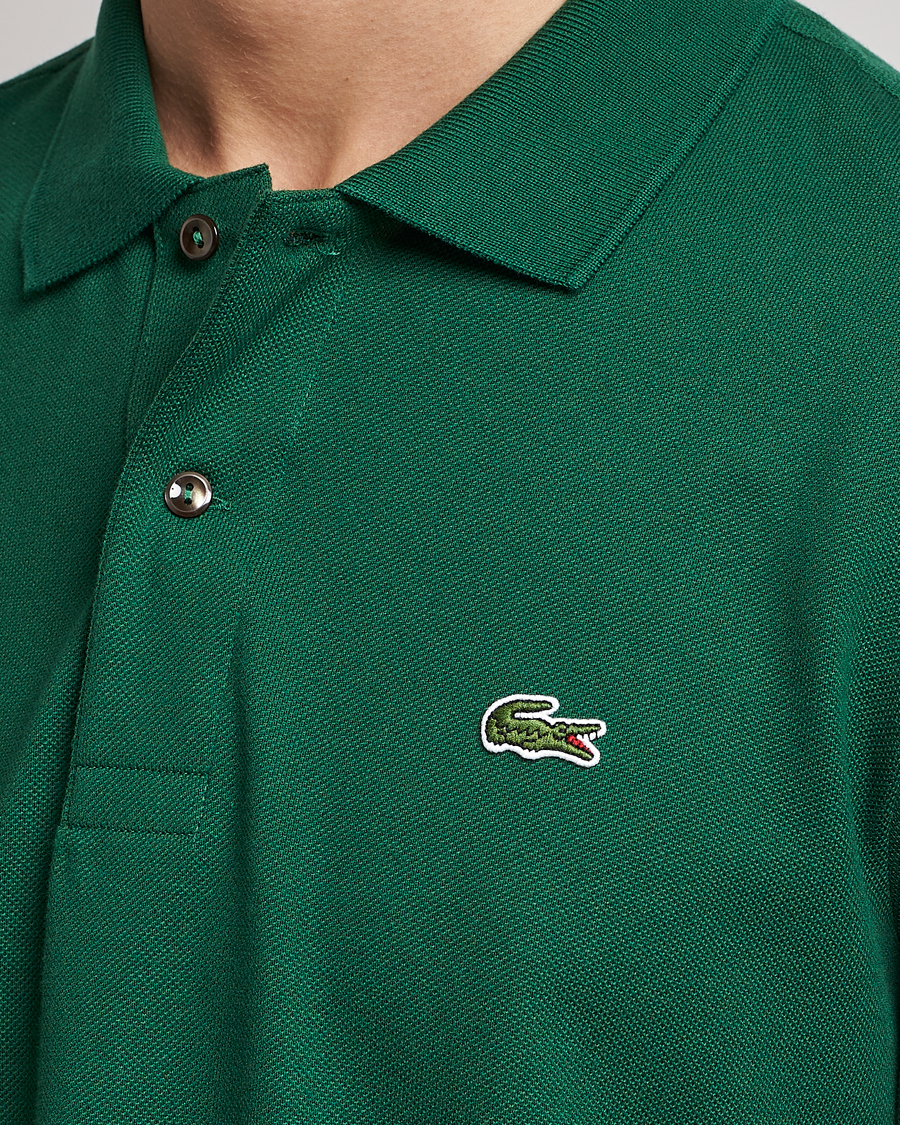 Homme | Polos | Lacoste | Original Long Sleeve Polo Piké Green