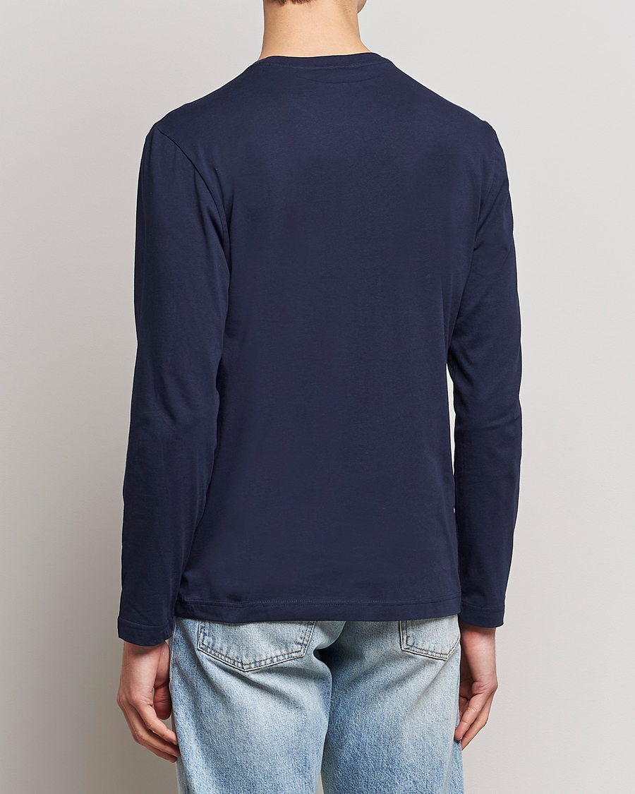 Homme | T-shirts | Lacoste | Long Sleeve Crew Neck T-Shirt Navy