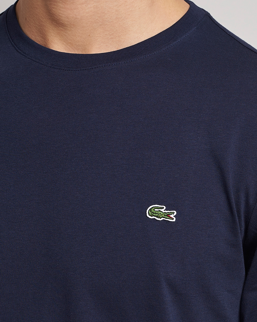 Homme | T-shirts | Lacoste | Long Sleeve Crew Neck T-Shirt Navy