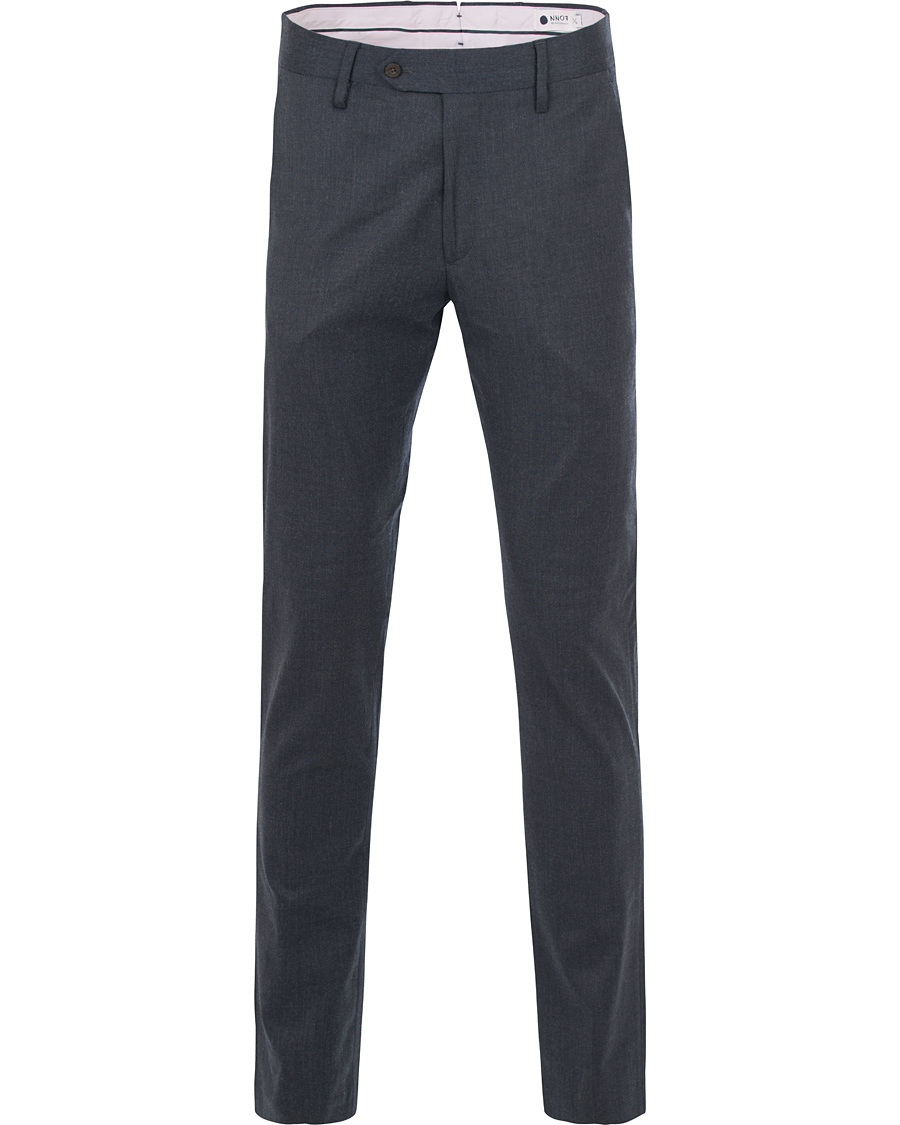 Homme | Pantalons | NN07 | New Theo 1249 Wool Trousers Light Navy