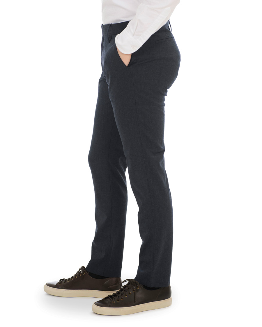 Homme | Pantalons | NN07 | New Theo 1249 Wool Trousers Light Navy