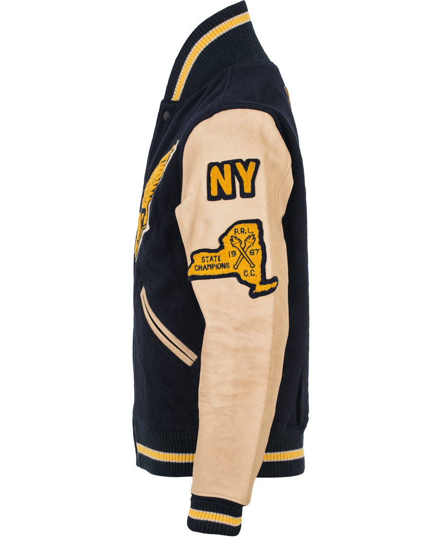 Homme | Manteaux Et Vestes | Polo Ralph Lauren | Varsity Wool Jacket Collection Navy