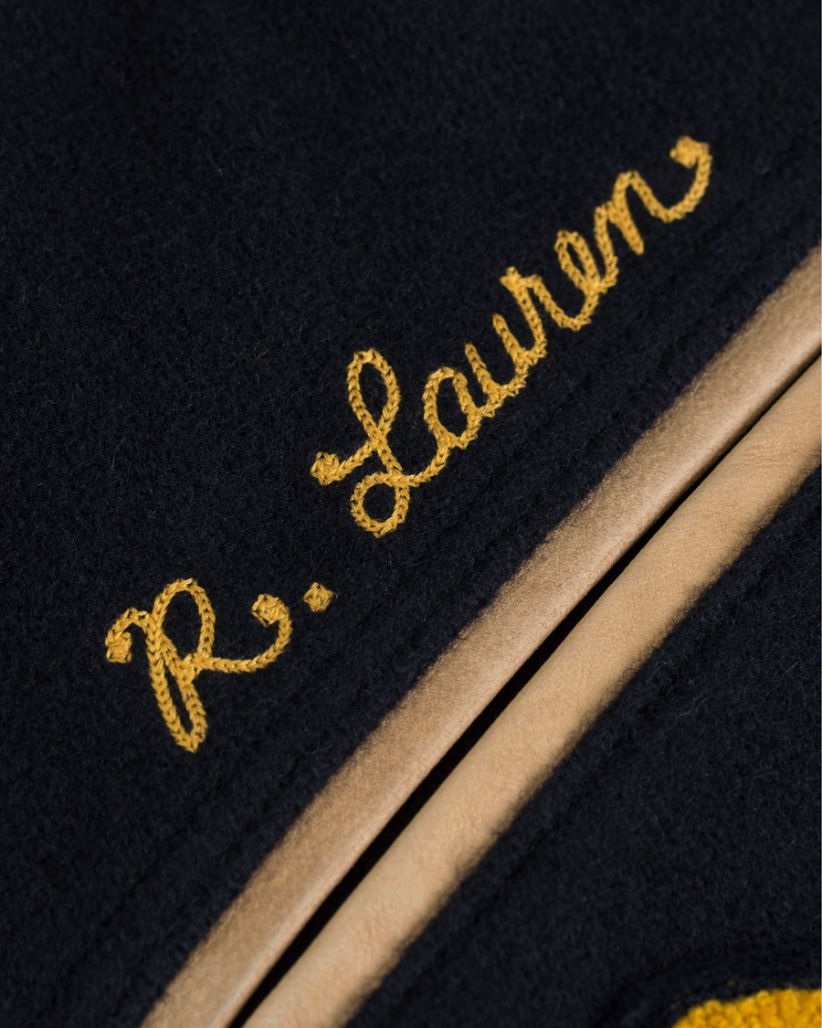 Homme | Manteaux Et Vestes | Polo Ralph Lauren | Varsity Wool Jacket Collection Navy