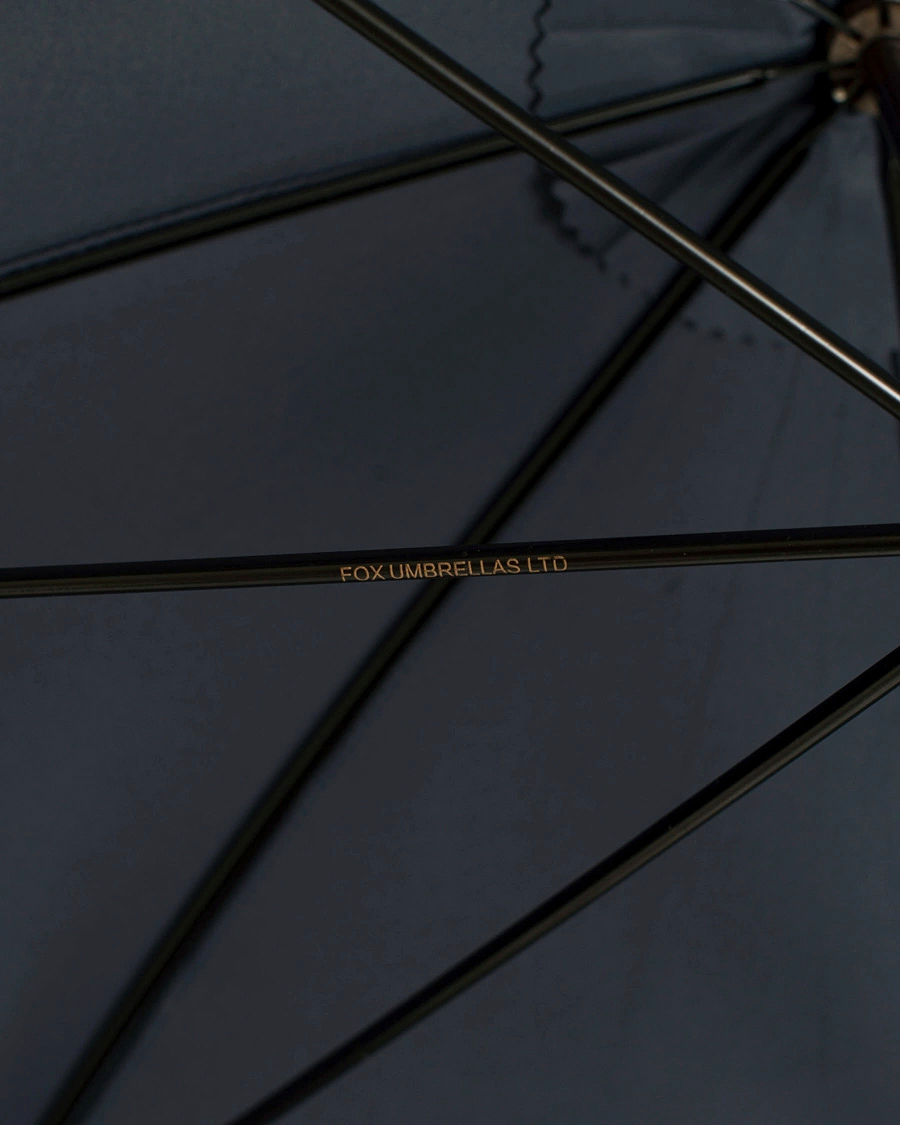 Homme | Fox Umbrellas Silver Dog Umbrella Navy | Fox Umbrellas | Silver Dog Umbrella Navy