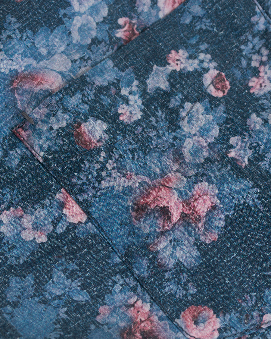 Homme | Chemises | BOSS ORANGE | BOSS Casual Cattitude Printed Flower Shirt Blue