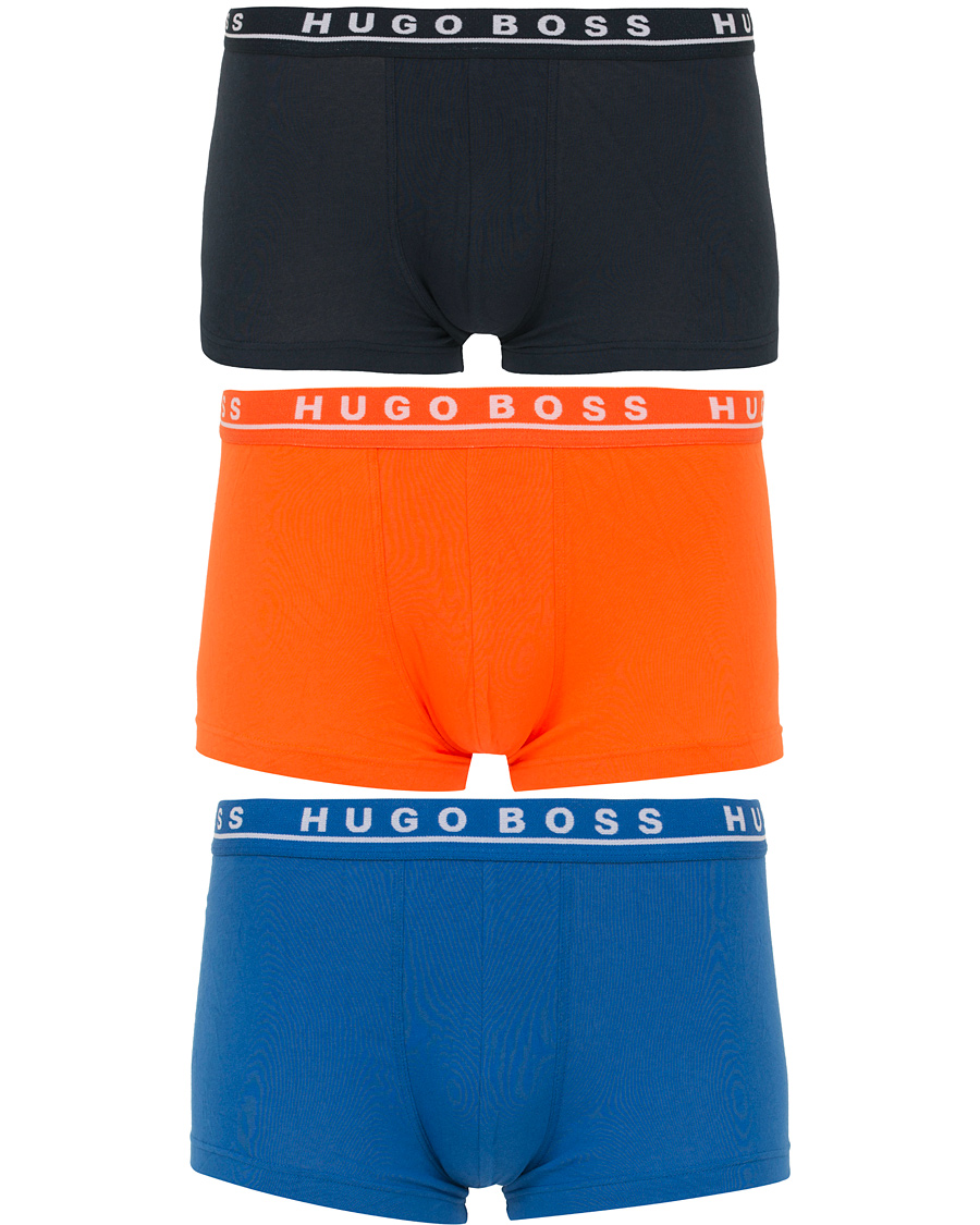 Homme | Sous-Vêtements Et Chaussettes | BOSS BLACK | BOSS 3-Pack Trunk Orange/Blue/Black