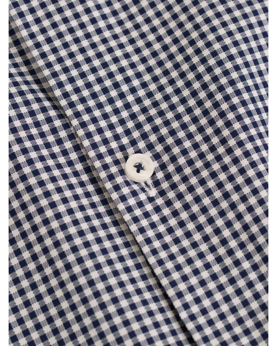 Homme | Chemises | BOSS BLACK | BOSS Glent Slim Fit Check Contrast Shirt Blue