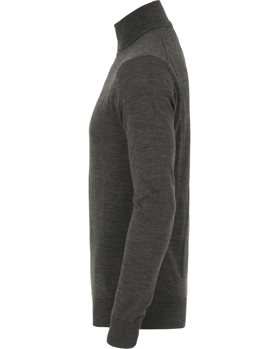 Homme | Pulls Et Tricots | Tiger of Sweden | Visavi Extra Fine Merino Polo Dark Grey