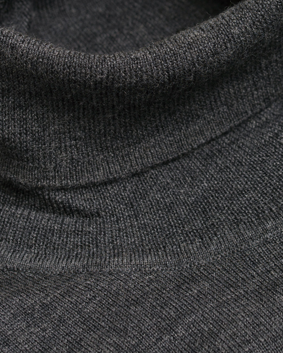 Homme | Pulls Et Tricots | Tiger of Sweden | Visavi Extra Fine Merino Polo Dark Grey