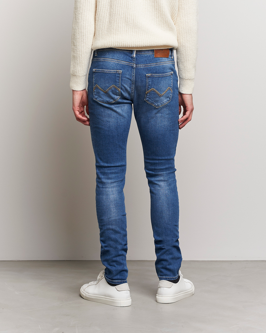 Homme | Jeans | Morris | Triumph Slim Fit Stretch Jeans Mid Blue