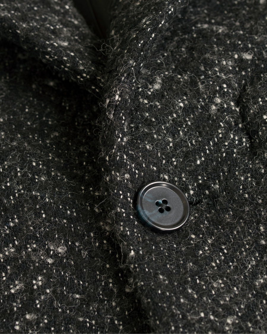 Homme | Manteaux Et Vestes | J.Lindeberg | Wolger Rock Wool Herringbone Coat Black