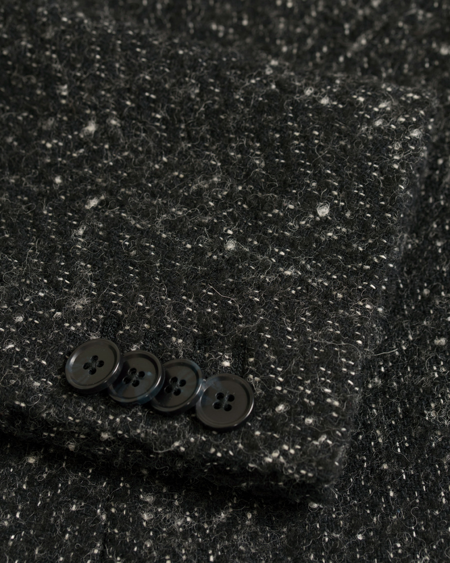 Homme | Manteaux Et Vestes | J.Lindeberg | Wolger Rock Wool Herringbone Coat Black