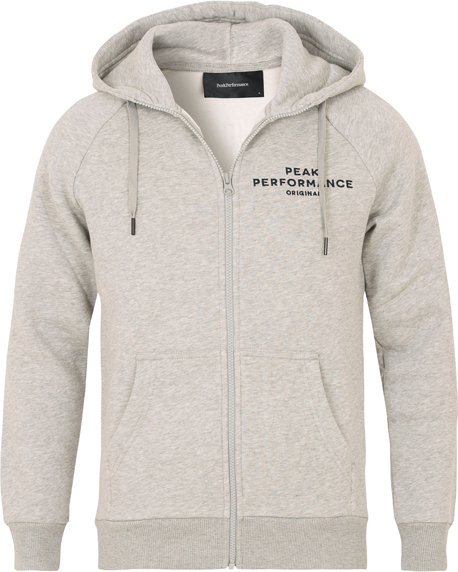 Homme | Pulls Et Tricots | Peak Performance | Original Full Zip Hoodie Grey