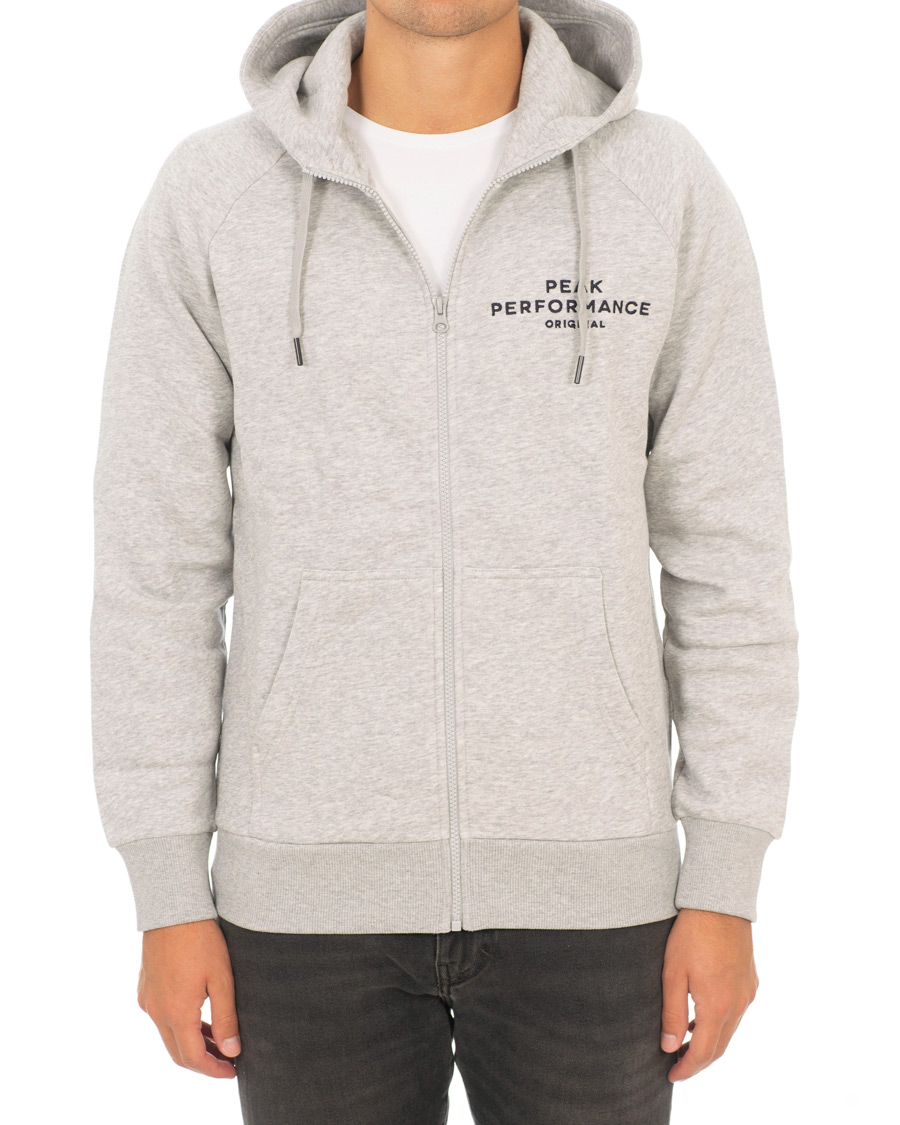 Homme | Pulls Et Tricots | Peak Performance | Original Full Zip Hoodie Grey
