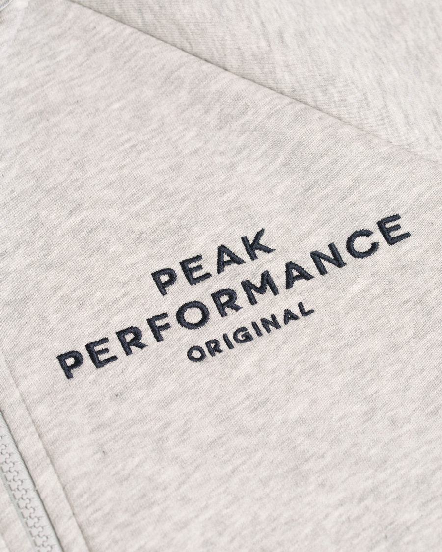 Homme | Pulls Et Tricots | Peak Performance | Original Full Zip Hoodie Grey