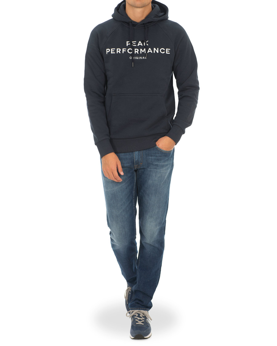 Homme | Pulls Et Tricots | Peak Performance | M Logo Hoodie Navy